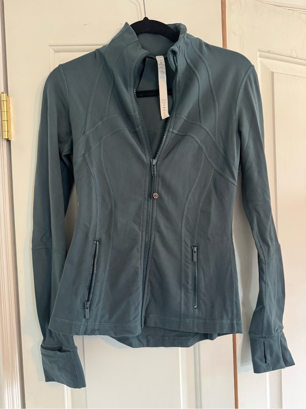 lululemon athletica Teal Zip-Up Utility Jacket